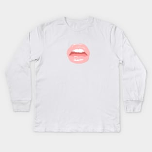 Lacey's Lips Kids Long Sleeve T-Shirt